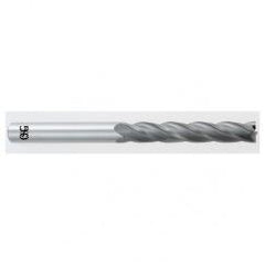 3/8 Dia. x 4 Overall Length 4-Flute Square End Solid Carbide SE End Mill-Round Shank-Center Cutting-Uncoated - Americas Tooling