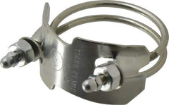 Kuriyama of America - 2" Hose, Spiral Double Bolt Hose Clamp - Plated Steel - Americas Tooling