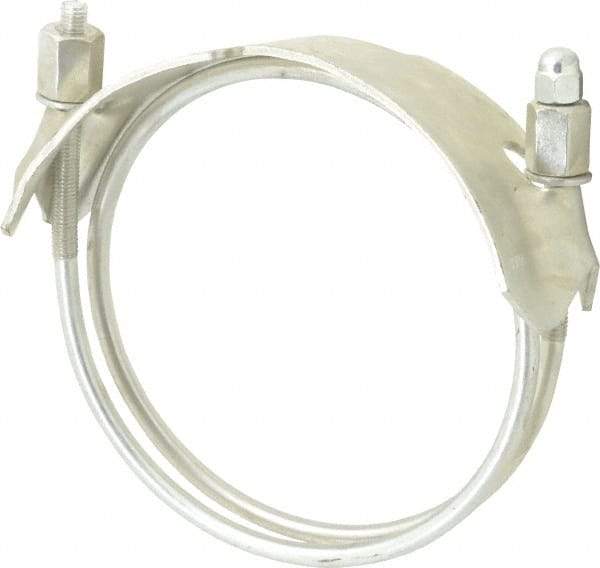 Kuriyama of America - 5" Hose, Spiral Double Bolt Hose Clamp - Plated Steel - Americas Tooling