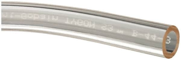 Made in USA - 1/4" ID x 3/8" OD, 1/16" Wall Thickness, Cut to Length (50' Standard Length) Plastic Tube - Clear, 36 Max psi, 63 Hardness - Americas Tooling