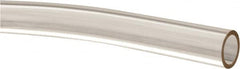 Made in USA - 3/8" ID x 1/2" OD, 1/16" Wall Thickness, Cut to Length (50' Standard Length) Plastic Tube - Clear, 26 Max psi, 63 Hardness - Americas Tooling