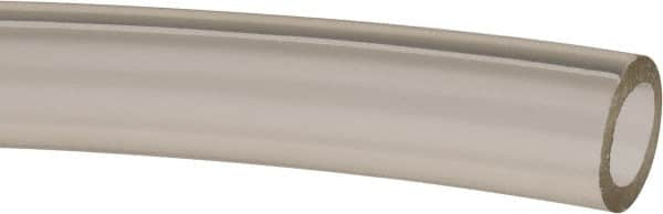 Made in USA - 1/2" ID x 3/4" OD, 1/8" Wall Thickness, Cut to Length (50' Standard Length) Plastic Tube - Clear, 36 Max psi, 63 Hardness - Americas Tooling