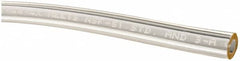 Made in USA - 1/8" ID x 1/4" OD, 1/16" Wall Thickness, Cut to Length (50' Standard Length) Plastic Tube - Clear, 62 Max psi, 65 Hardness - Americas Tooling