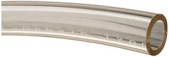 Made in USA - 5/8" ID x 7/8" OD, 1/8" Wall Thickness, Cut to Length (50' Standard Length) Plastic Tube - Clear, 30 Max psi, 65 Hardness - Americas Tooling