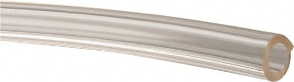 Made in USA - 3/16" ID x 5/16" OD, 1/16" Wall Thickness, Cut to Length (50' Standard Length) Plastic Tube - Clear, 32 Max psi, 40 Hardness - Americas Tooling