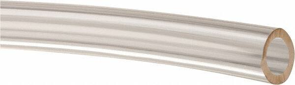 Made in USA - 1/4" ID x 3/8" OD, 1/16" Wall Thickness, Cut to Length (50' Standard Length) Plastic Tube - Clear, 25 Max psi, 40 Hardness - Americas Tooling