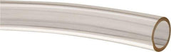 Made in USA - 1/2" ID x 5/8" OD, 1/16" Wall Thickness, Cut to Length (50' Standard Length) Plastic Tube - Clear, 14 Max psi, 40 Hardness - Americas Tooling