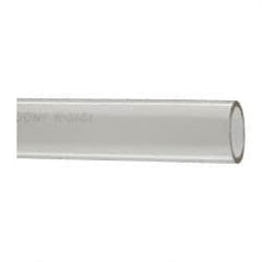 Made in USA - 1" ID x 1-1/4" OD, 1/8" Wall Thickness, Cut to Length (50' Standard Length) Plastic Tube - Clear, 14 Max psi, 40 Hardness - Americas Tooling