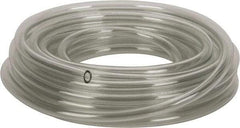 Made in USA - 1/2" ID x 3/4" OD, 1/8" Wall Thickness, 50' Long, Tygon Tube - Clear, 32 Max psi, 64 Hardness - Americas Tooling