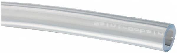 Made in USA - 1/4" ID x 3/8" OD, 1/16" Wall Thickness, Cut to Length (50' Standard Length) Plastic Tube - Clear, 11 Max psi, 63 Hardness - Americas Tooling