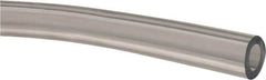 Made in USA - 3/8" ID x 5/8" OD, 1/8" Wall Thickness, Cut to Length (50' Standard Length) Plastic Tube - Clear, 14 Max psi, 63 Hardness - Americas Tooling