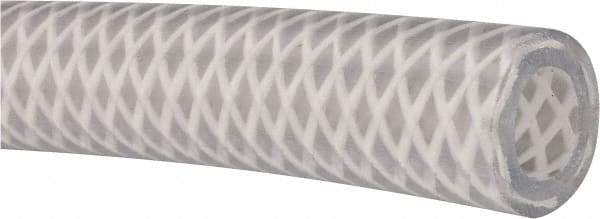 Made in USA - 3/8" ID x 5/8" OD, 1/8" Wall Thickness, Cut to Length (100' Standard Length) PVC Tube - Clear, 180 Max psi, 80 Hardness - Americas Tooling