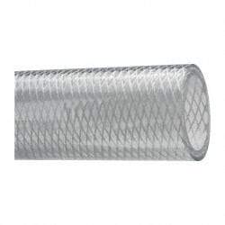 Made in USA - 1-1/2" ID x 1-15/16" OD, 7/32" Wall Thickness, Cut to Length (50' Standard Length) PVC Tube - Clear, 80 Max psi, 80 Hardness - Americas Tooling