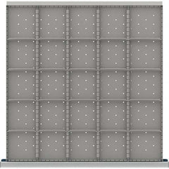 LISTA - 25-Compartment Drawer Divider Layout for 3.15" High Drawers - Americas Tooling