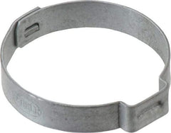 Oetiker - 30 to 33.1mm, Zinc-Plated 1-Ear Clamp - 1-5/16" Noml Size, 10mm Inner Width, 7mm Wide x 0.75mm Thick, Carbon Steel - Americas Tooling