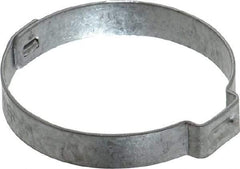 Oetiker - 35 to 38.1mm, Zinc-Plated 1-Ear Clamp - 1-1/2" Noml Size, 10mm Inner Width, 7mm Wide x 0.75mm Thick, Carbon Steel - Americas Tooling