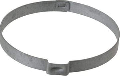 Oetiker - 60.4 to 63.5mm, Zinc-Plated 1-Ear Clamp - 2-1/2" Noml Size, 10mm Inner Width, 7mm Wide x 0.75mm Thick, Carbon Steel - Americas Tooling