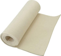 Made in USA - 1/8 Inch Thick x 60 Inch Wide x 12 Inch Long, Pressed Wool Felt Sheet - 2 Lbs/Square Yd., White, 500 psi - Americas Tooling