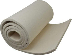 Made in USA - 3/8 Inch Thick x 60 Inch Wide x 12 Inch Long, Pressed Wool Felt Sheet - 6 Lbs/Square Yd., White, 500 psi - Americas Tooling