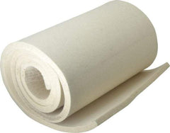 Made in USA - 1/2 Inch Thick x 60 Inch Wide x 12 Inch Long, Pressed Wool Felt Sheet - 8 Lbs/Square Yd., White, 500 psi - Americas Tooling