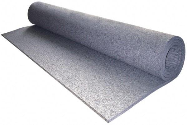 Made in USA - 1/4 Inch Thick x 60 Inch Wide x 60 Inch Long, Pressed Wool Felt Sheet - 4 Lbs/Square Yd., Gray, 400 psi - Americas Tooling