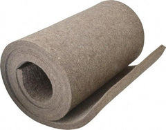 Made in USA - 1/2 Inch Thick x 60 Inch Wide x 12 Inch Long, Pressed Wool Felt Sheet - 8 Lbs/Square Yd., Gray, 400 psi - Americas Tooling