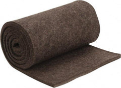 Made in USA - 1/2 Inch Thick x 72 Inch Wide x 12 Inch Long, Pressed Wool Felt Sheet - 4.2 Lbs/Square Yd., Gray, 75 psi - Americas Tooling