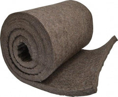 Made in USA - 3/4 Inch Thick x 72 Inch Wide x 12 Inch Long, Pressed Wool Felt Sheet - 6.4 Lbs/Square Yd., Gray, 75 psi - Americas Tooling