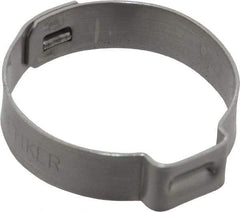 Oetiker - 22.8 to 25.6mm, 1-Ear Clamp - 1" Noml Size, 9mm Inner Width, 7mm Wide x 0.6mm Thick, Stainless Steel - Americas Tooling