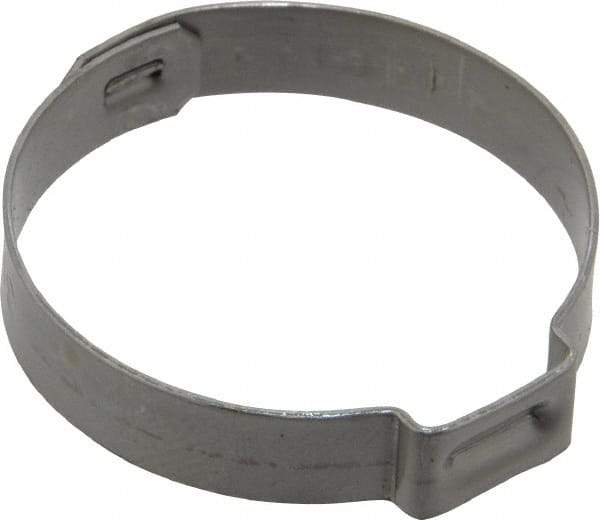 Oetiker - 28.5 to 31.6mm, 1-Ear Clamp - 1-1/4" Noml Size, 10mm Inner Width, 7mm Wide x 0.6mm Thick, Stainless Steel - Americas Tooling