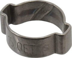 Oetiker - 12.5 to 15mm, 2 Ear Clamp - 9/16" Nominal Size - Americas Tooling