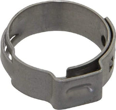 Oetiker - Stepless Ear Clamp - 11/16" Noml Size, 8mm Inner Width, 7mm Wide x 0.6mm Thick, Stainless Steel - Americas Tooling