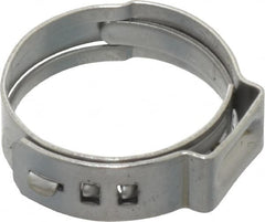 Oetiker - Stepless Ear Clamp - 3/4" Noml Size, 10mm Inner Width, 7mm Wide x 0.6mm Thick, Stainless Steel - Americas Tooling