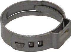 Oetiker - Stepless Ear Clamp - 7/8" Noml Size, 10mm Inner Width, 7mm Wide x 0.6mm Thick, Stainless Steel - Americas Tooling