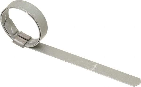 IDEAL TRIDON - 1" ID Galvanized Steel Preformed J-Type Clamp - 3/8" Wide, 0.025" Thick - Americas Tooling