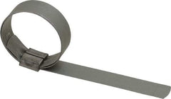 IDEAL TRIDON - 1-1/2" ID Galvanized Steel Preformed J-Type Clamp - 5/8" Wide, 0.03" Thick - Americas Tooling