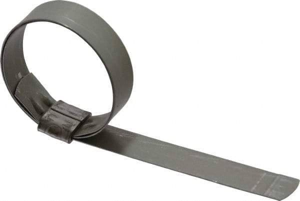 IDEAL TRIDON - 1-3/4" ID, Galvanized Steel Preformed J-Type Clamp - 5/8" Wide x 0.03" Thick - Americas Tooling