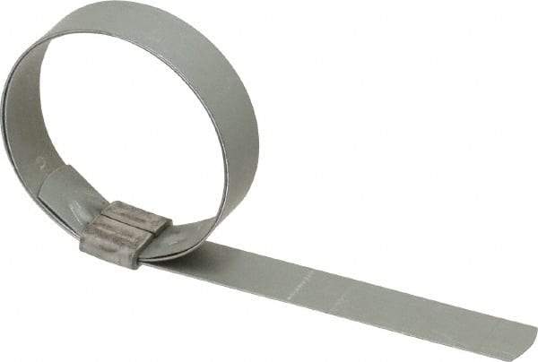 IDEAL TRIDON - 2" ID, Galvanized Steel Preformed J-Type Clamp - 5/8" Wide x 0.03" Thick - Americas Tooling