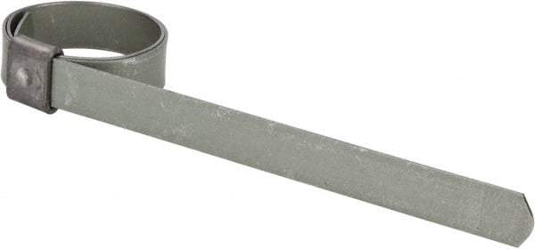 IDEAL TRIDON - 13/16" ID Galvanized Steel Preformed Center Punch Clamp - 3/8" Wide, 0.025" Thick - Americas Tooling