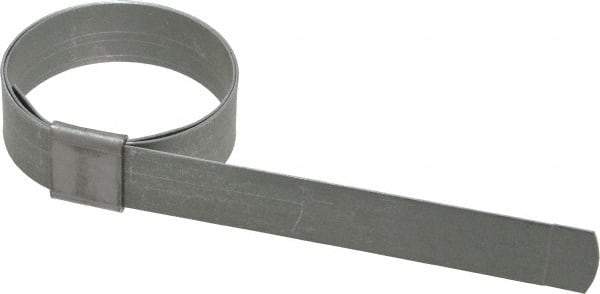 IDEAL TRIDON - 1-1/2" ID Galvanized Steel Preformed Center Punch Clamp - 5/8" Wide, 0.025" Thick - Americas Tooling