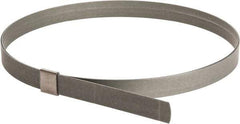 IDEAL TRIDON - 7" ID, Galvanized Steel Preformed Center Punch Type Clamp - 5/8" Wide x 0.03" Thick - Americas Tooling