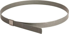 IDEAL TRIDON - 8" ID, Galvanized Steel Preformed Center Punch Type Clamp - 5/8" Wide x 0.03" Thick - Americas Tooling