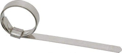 IDEAL TRIDON - 1" ID, Grade 201, Stainless Steel Preformed J-Type Clamp - 3/8" Wide x 0.025" Thick - Americas Tooling