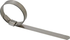 IDEAL TRIDON - 1-3/8" ID, Grade 201, Stainless Steel Preformed J-Type Clamp - 3/8" Wide x 0.025" Thick - Americas Tooling