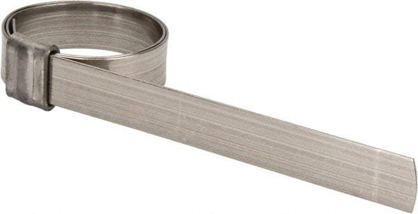 IDEAL TRIDON - 1-1/4" ID, Grade 201, Stainless Steel Preformed J-Type Clamp - 1/2" Wide x 0.03" Thick - Americas Tooling