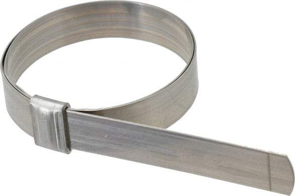 IDEAL TRIDON - 2-3/4" ID, Grade 201, Stainless Steel Preformed J-Type Clamp - 3/4" Wide x 0.03" Thick - Americas Tooling