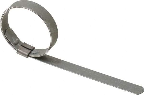 IDEAL TRIDON - 1-3/8" ID Grade 201 Stainless Steel Preformed Center Punch Clamp - 3/8" Wide, 0.025" Thick - Americas Tooling