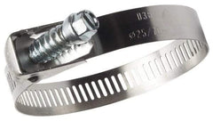 IDEAL TRIDON - SAE Size 280, 14-1/4 to 18" Diam, Stainless Steel Quick Release Worm Drive Clamp - 1/2" Wide, Material Grade 301, Series 550 - Americas Tooling