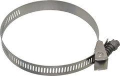 IDEAL TRIDON - SAE Size 48, 1-1/2 to 3-1/2" Diam, Stainless Steel Quick Release Worm Drive Clamp - 1/2" Wide, Material Grade 301, Series 550 - Americas Tooling