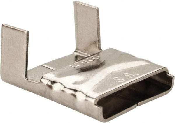 Made in USA - Grade 200 to 300, Stainless Steel Banding Strap Buckle - 5/8" Wide - Americas Tooling